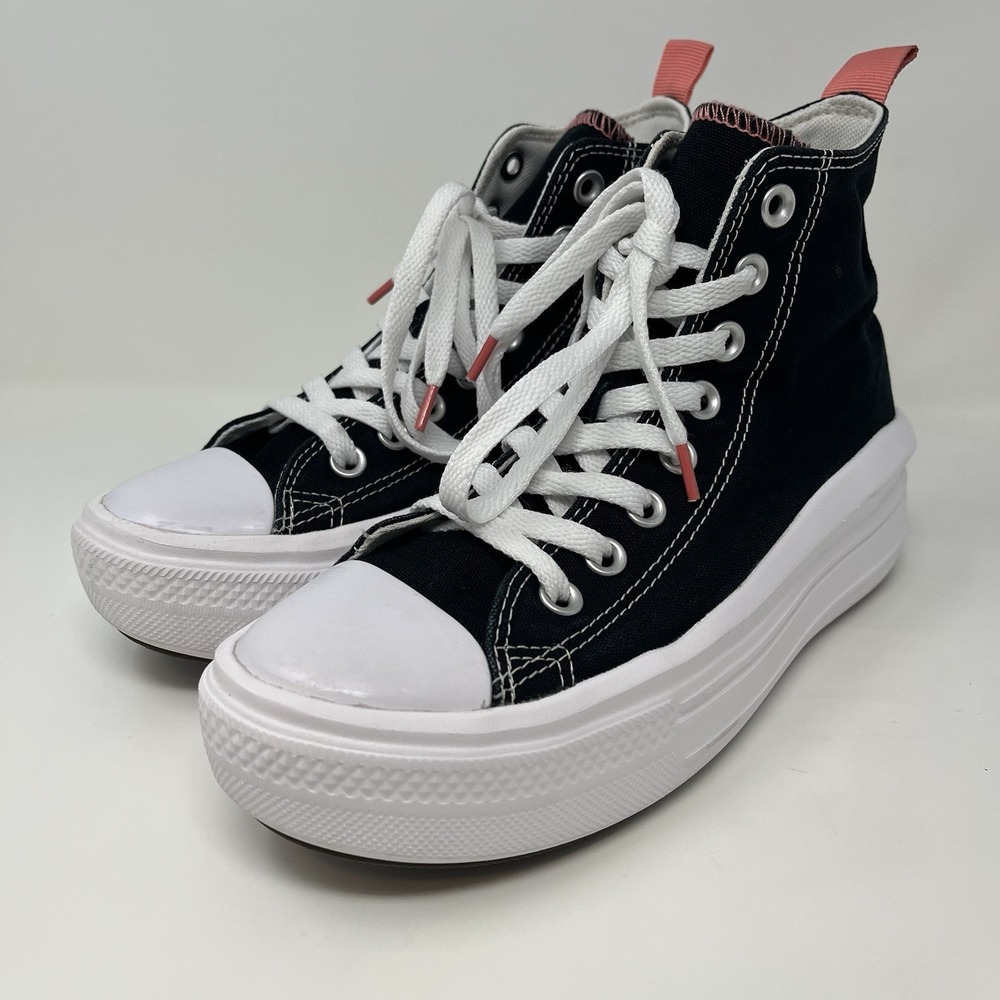 Converse Chuck Taylor All Star Move High Top Platform Shoes Kids 5 / Womens 6.5